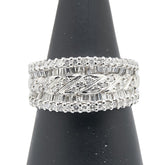 ノーブランド Pt900 プラチナ ダイヤ1.53ct リング 指輪 レディース no brand 14号 【中古】